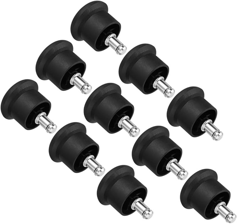 10Pcs Black Office Chair Feet Pads Thickened Mushroom Wheel Furniture Glides Floor Protection - Image 1